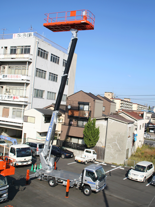 高所作業車に乗ってみよう！