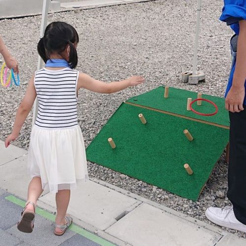 輪投げゲーム